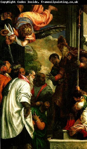 Paolo  Veronese consecration of st. nicholas