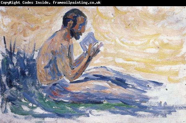 Paul Signac man reading