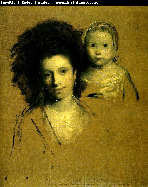 Sir Joshua Reynolds mrs john  spencer and her daughter