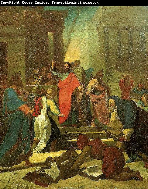 Theodore   Gericault la predication de saint paul a ephese