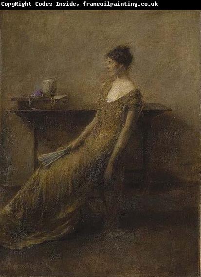 Thomas Dewing Lady in Gold