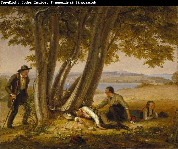 William Sidney Mount Caught Napping (Boys Caught Napping in a Field)