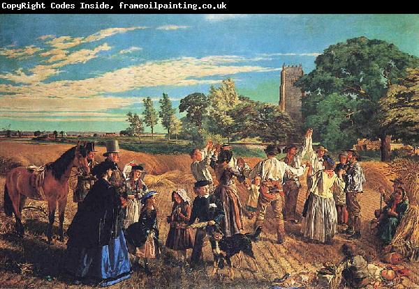 unknow artist Hullo, Largess, A Harvest Scene in Norfolk