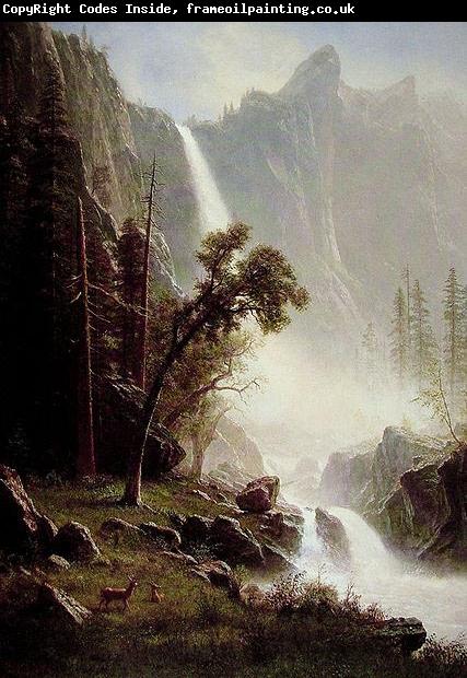 Albert Bierstadt Bridal Veil Falls. Yosemite