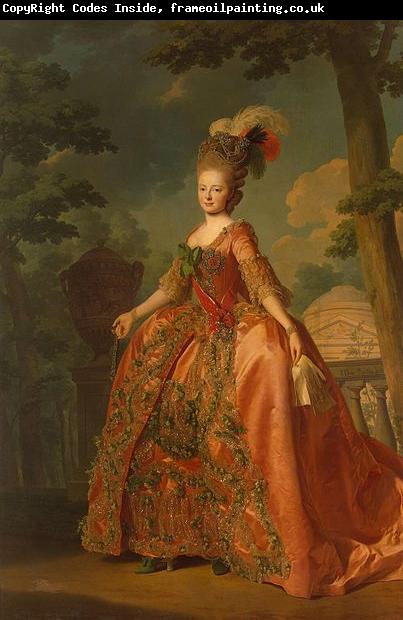 Alexandre Roslin Portrait of Grand Duchess Maria Fiodorovna