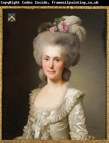Alexandre Roslin Portrait of Marie Jeanne Jeanne Puissant