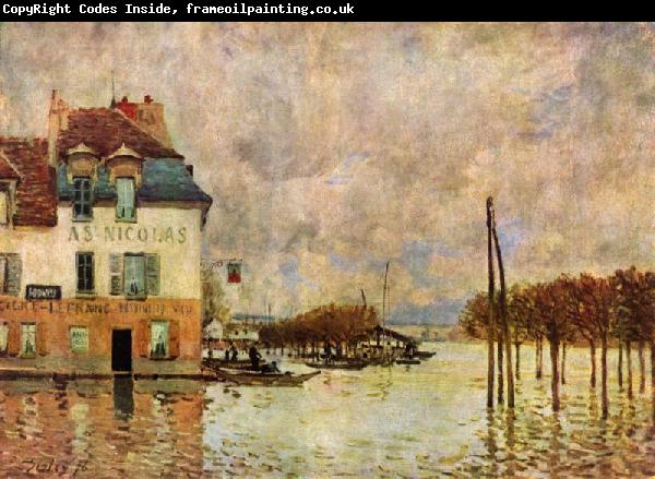 Alfred Sisley uberschwemmung von Port-Marly
