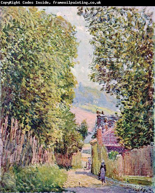Alfred Sisley Strabe in Louveciennes
