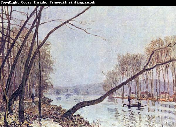 Alfred Sisley Ufer der Seine im Herbst