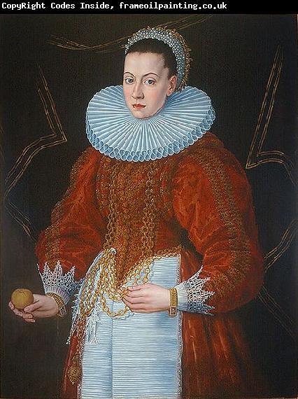 Anton Moller Portrait of a Gdaesk female patrician