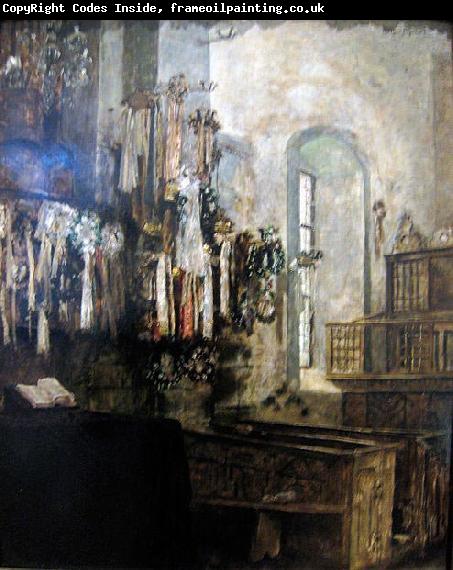 Arthur Ahnert Interior of Wilhelmshausen church