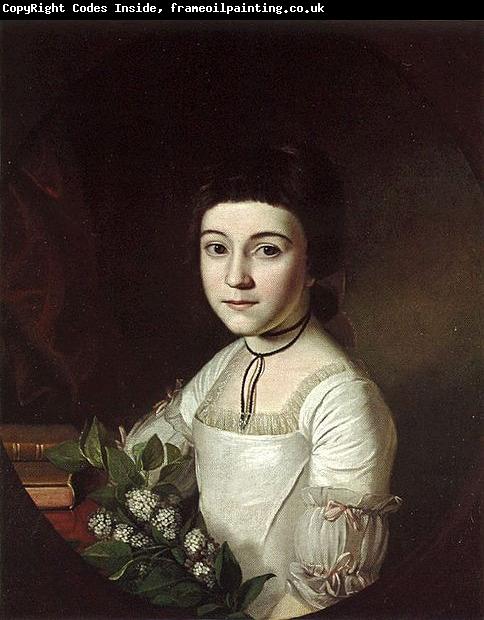 Charles Wilson Peale Portrait of Henrietta Maria Bordley at age 10