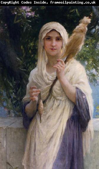 Charles-Amable Lenoir The Spinner by the Sea