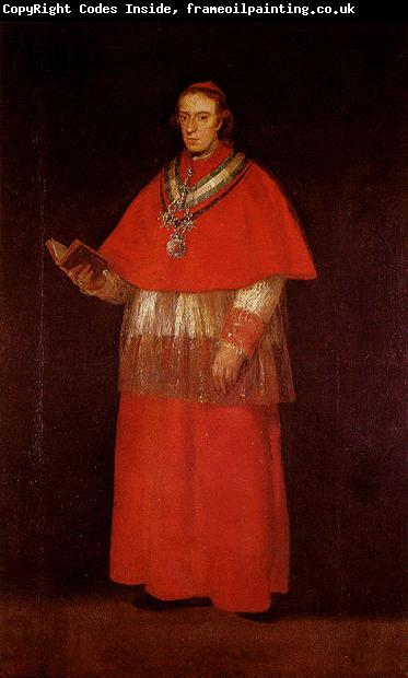 Francisco de Goya Portrait of Cardinal Luis Marea de Borben y Vallabriga