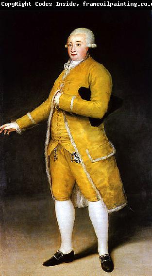 Francisco de Goya Portrait of Francisco Cabarres