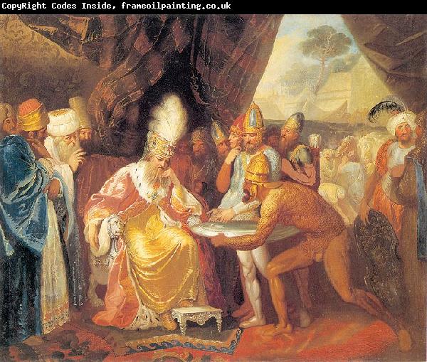 Franciszek Smuglewicz Scythian emissaries meeting with Darius