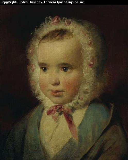 Friedrich von Amerling Portrat der Prinzessin Sophie von Liechtenstein (1837-1899) im Alter von etwa eineinhalb Jahren
