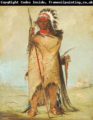 George Catlin Fort Union 1832 Crow-Apsaalooke oil painting