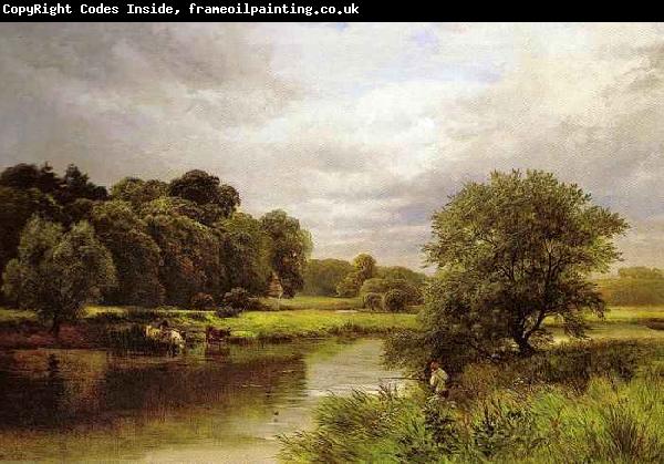 George Turner Fishing on the Trent