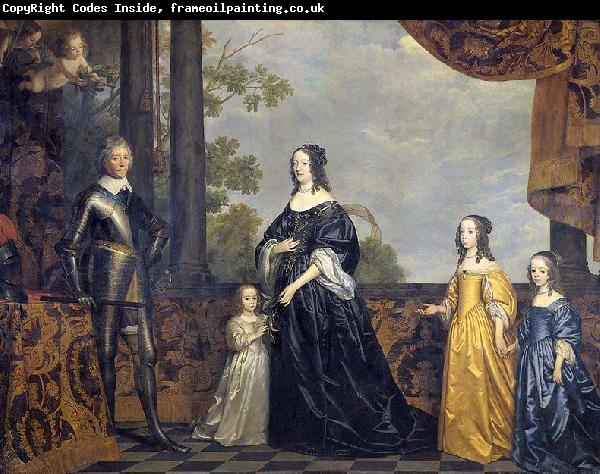 Gerard van Honthorst Frederick Henry, Prince of Orange, with His Wife Amalia van Solms and Their Three Youngest Daughters