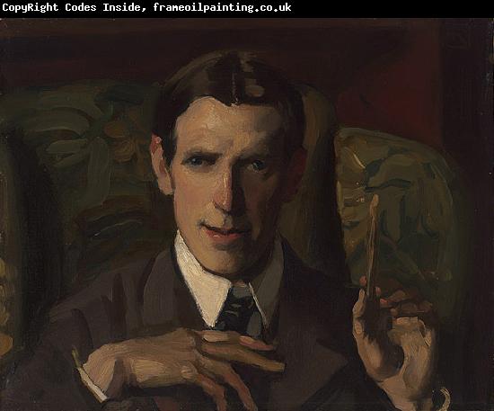 Hugh Ramsay Self-portrait, bust showing hands