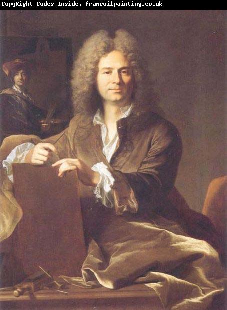 Hyacinthe Rigaud Portrait of Pierre Drevet (1663-1738), French engraver