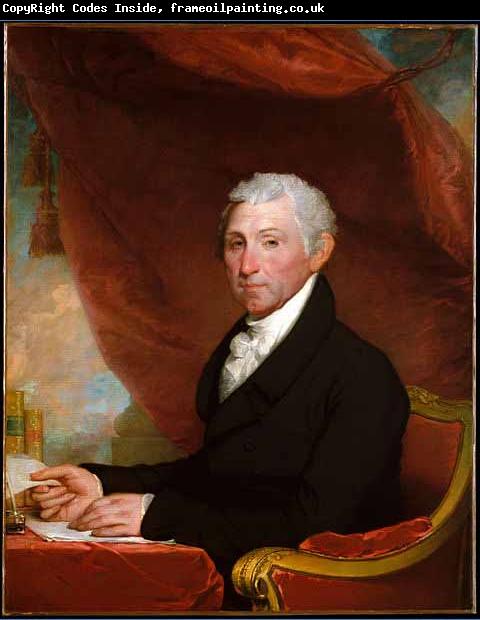 James Monroe This portrait originally belonged to a set of half-length portraits of the first five U.S. presidents that was commissioned from Stuart by John Dogget