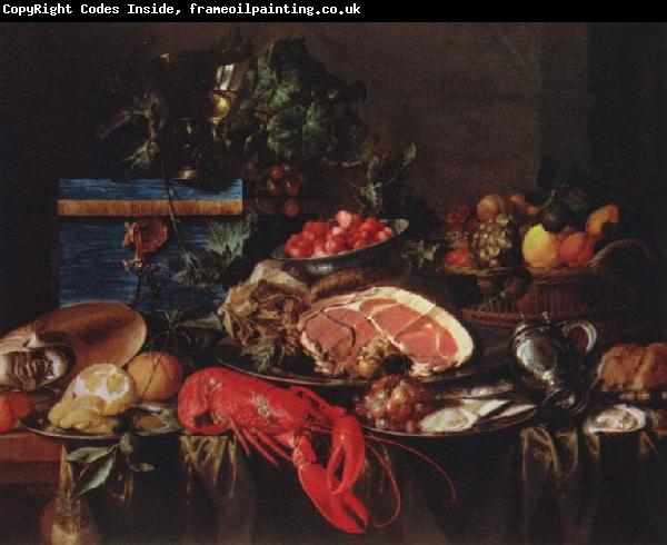 Jan Davidz de Heem Still life with Lobster