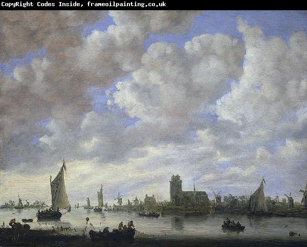 Jan van  Goyen View of the Merwede off Dordrecht