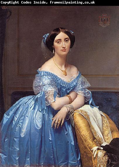 Jean-Auguste Dominique Ingres Portrait of Princesse Albert de Broglie