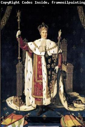 Jean-Auguste Dominique Ingres Portrait of the King Charles X of France in coronation robes