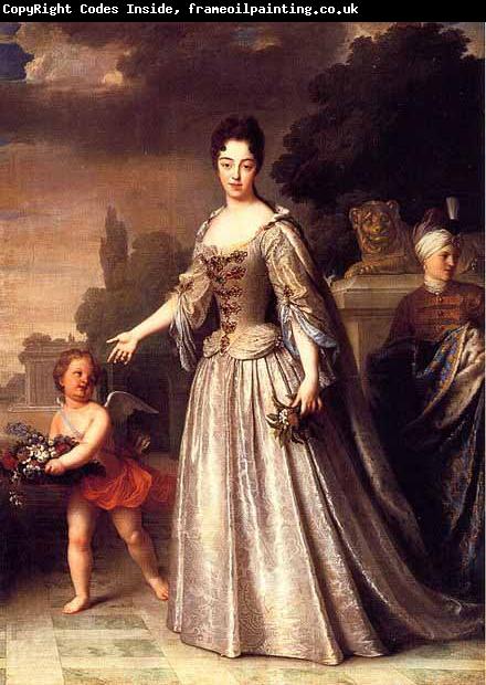 Jean-Baptiste Santerre Portrait of Marie-Adelaide of Savoy