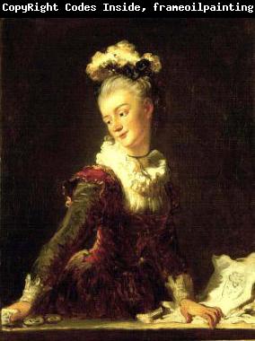 Jean-Honore Fragonard Portrait of Marie-Madeleine Guimard (1743-1816), French dancer