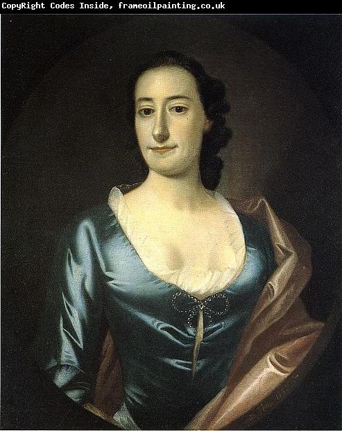 Jeremiah Theus Portrait of Elizabeth Prioleau Roupell