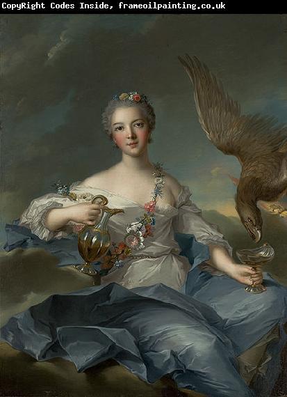 Jjean-Marc nattier Louise Henriette de Bourbon-Conti, Countess-Duchess of Orleans, as Hebe