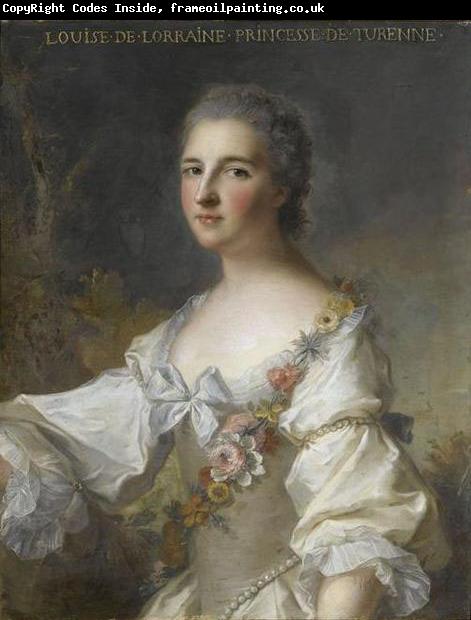 Jjean-Marc nattier Portrait of Louise Henriette Gabrielle de Lorraine Princesse de Turenne, Duchess of Bouillon