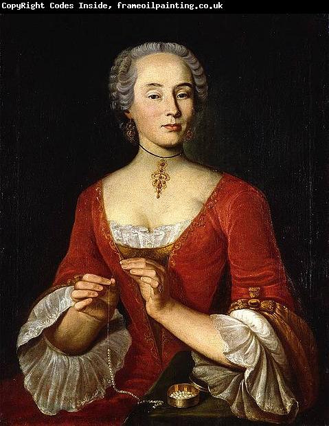 Johann Jakob Ulrich Bildnis einer Dame