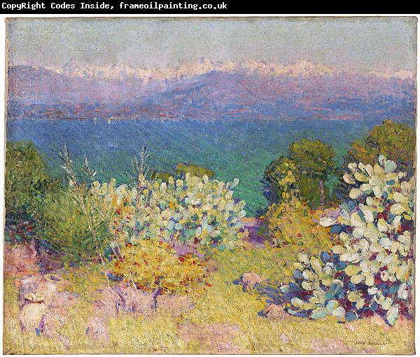 John Peter Russell In the morning, Alpes Maritimes from Antibes