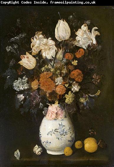 Judith leyster Flowers in a vase.