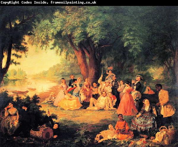 Lilly martin spencer The Artist and Her Family on a Fourth of July Picnic