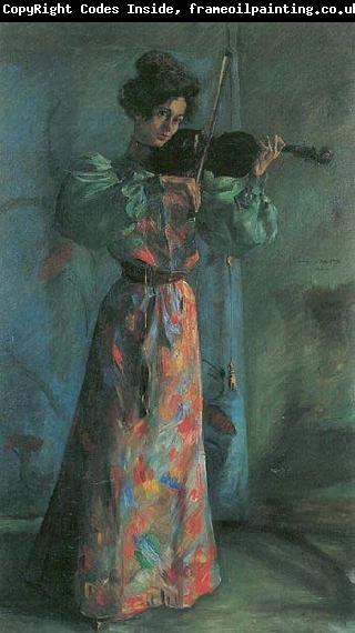 Lovis Corinth Die Geigenspielerin