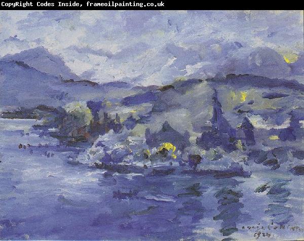 Lovis Corinth Lake Lucerne in the afternoon