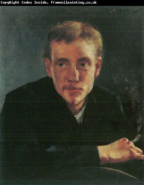 Lovis Corinth Portrat des Malers Eugene Gorge