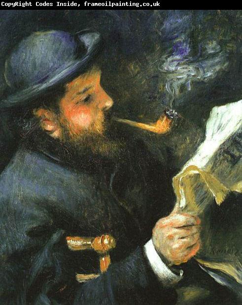 Pierre-Auguste Renoir Portrat Claude Monet