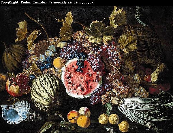 RUOPPOLO, Giovanni Battista Bodegon con frutas de Giovanni Battista Ruoppolo