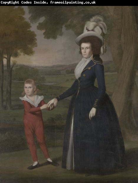 Ralph Earl Mrs. William Moseley (Laura Wolcott), (1761-1814) and her son Charles (1786-1815)