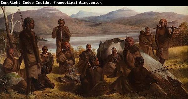 Robert Dowling Group of Natives of Tasmania