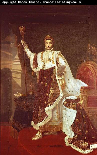 Robert Lefevre Portrait of Napoleon I in Coronation Robes