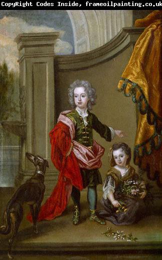 Sir Godfrey Kneller Richard Boyle, 3rd Earl of Burlington (1694-1753) and his sister Lady Jane Boyle