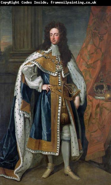 Sir Godfrey Kneller Portrait of King William III of England (1650-1702) in State Robes